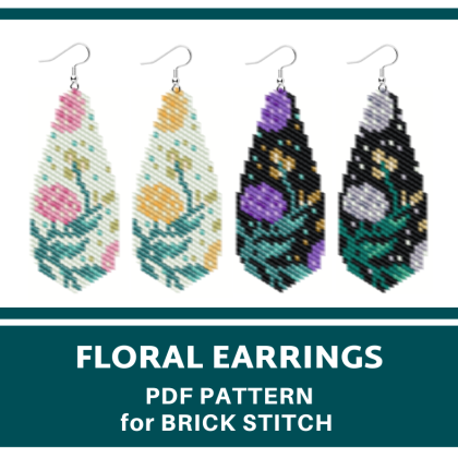 earrings bead pattern