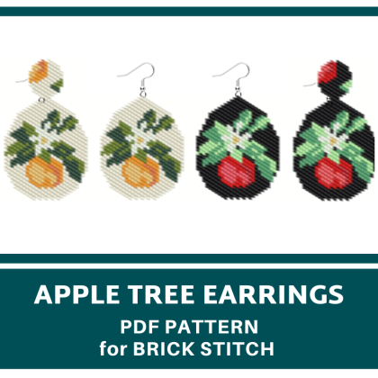 earrings bead pattern