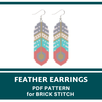 earrings bead pattern
