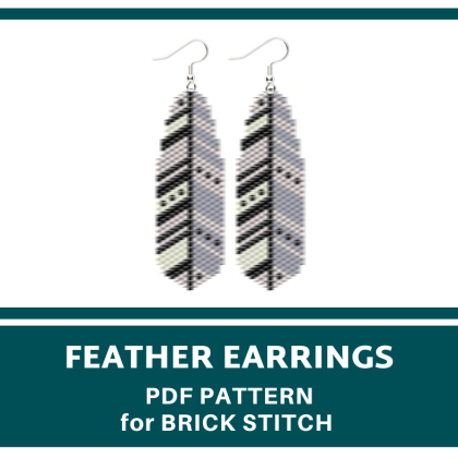 earrings bead pattern
