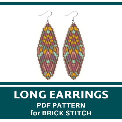 earrings bead pattern