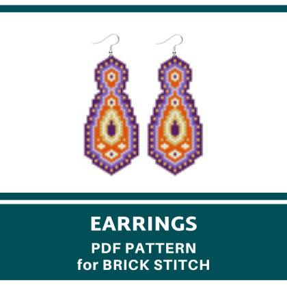 earrings bead pattern