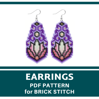 earrings bead pattern