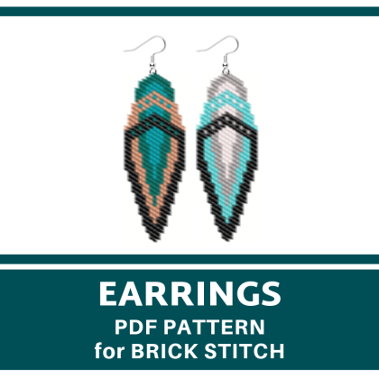 earrings bead pattern