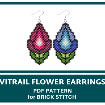 earrings bead pattern