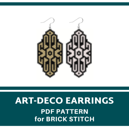 earrings bead pattern