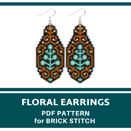 earrings bead pattern