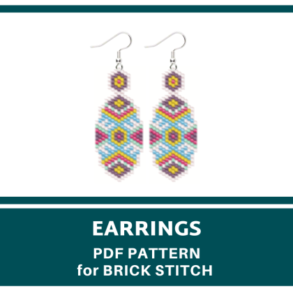 earrings bead pattern