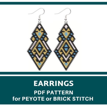 earrings bead pattern