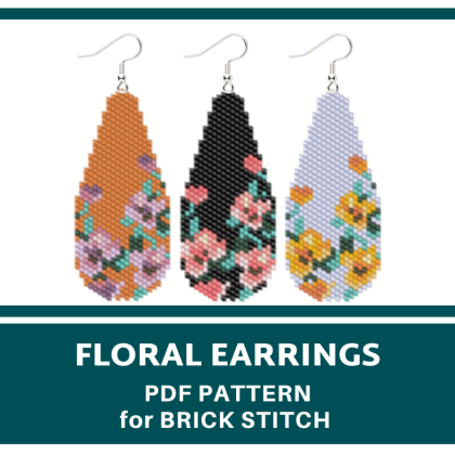 earrings bead pattern