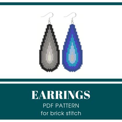 earrings bead pattern