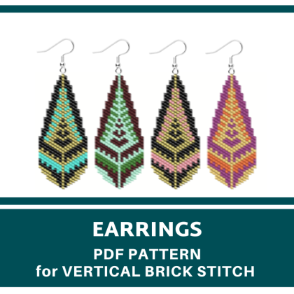 earrings bead pattern