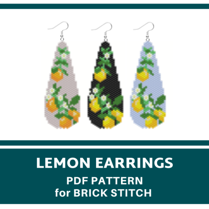 earrings bead pattern