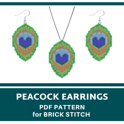 earrings bead pattern