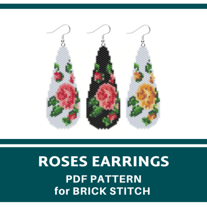 earrings bead pattern
