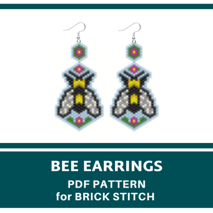 earrings bead pattern