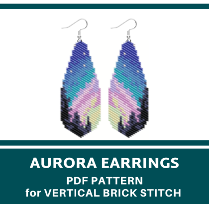 earrings bead pattern