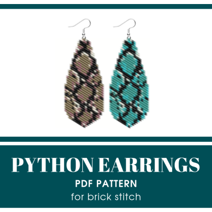 earrings bead pattern