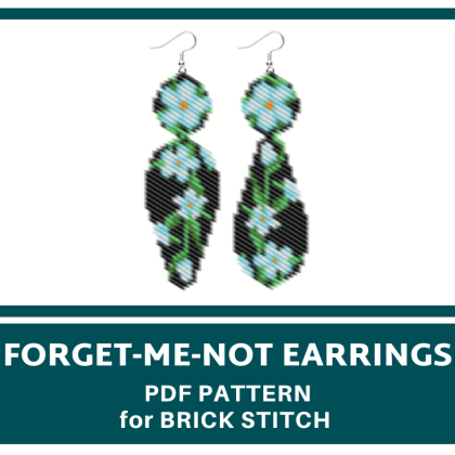 earrings bead pattern