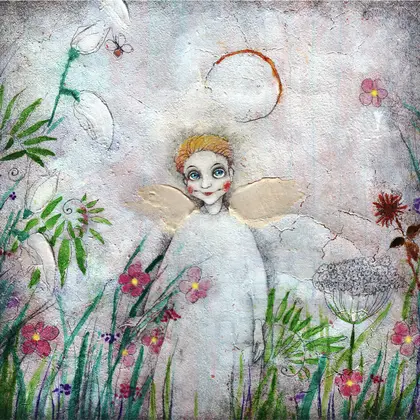 art flowers pictures angel digital