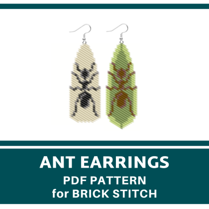 earrings bead pattern
