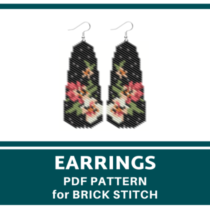 earrings bead pattern