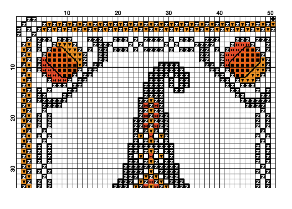 Sampler Halloween Cross Stitch Pattern Spooky Halloween PDF file 124 3 Sampler Halloween Cross Stitch Pattern Spooky Halloween PDF file 124 - Image 3