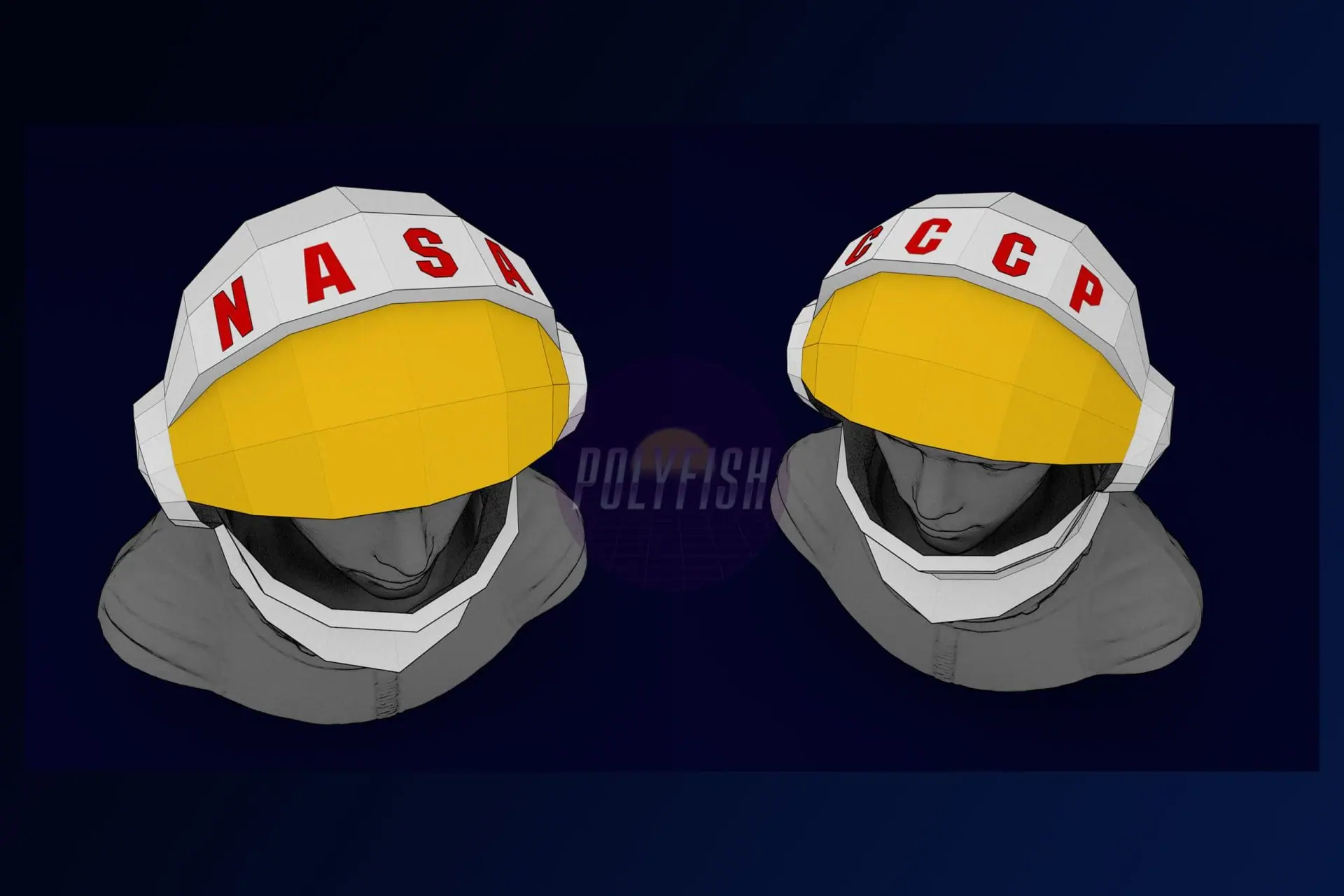 DIY Astronaut Helmet template Papercraft PDF 5 DIY Astronaut Helmet template Papercraft PDF - Image 5