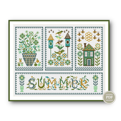 Sampler-Summer-Cross-stitch-pattern-168