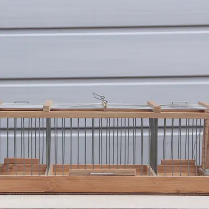 Wooden-Bird-Cage-with-two-trap