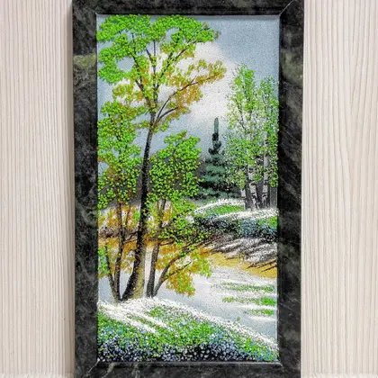 Antique Soviet Painting.Vintage Russian Picture.Old Decor USSR