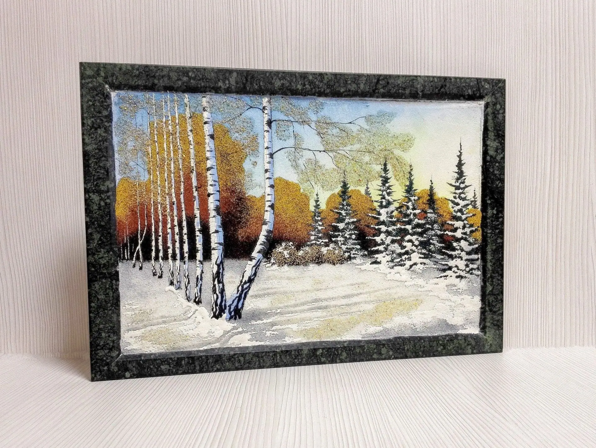 Vintage Russian Painting. Antique Soviet Picture. Decor fo Wall 1 Vintage Russian Painting. Antique Soviet Picture. Decor fo Wall