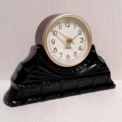 Soviet Desk Clock Majak.Vintage Russian Fireplace clock.Gift idea