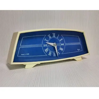 Soviet Vintage Desk Clock Majak. Rare Antique Desk clock USSR
