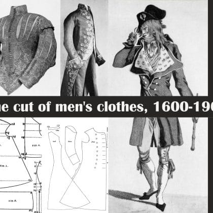 The Cut and Construction of men's Clothes 1600-1900 years