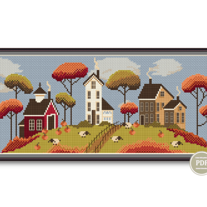 185 Pattern Autumn Village