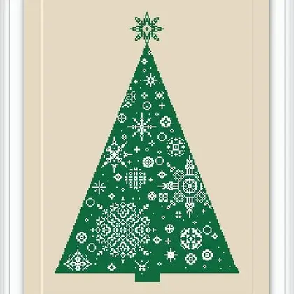 Cross-stitch digital pattern CHRISTMAS TREE