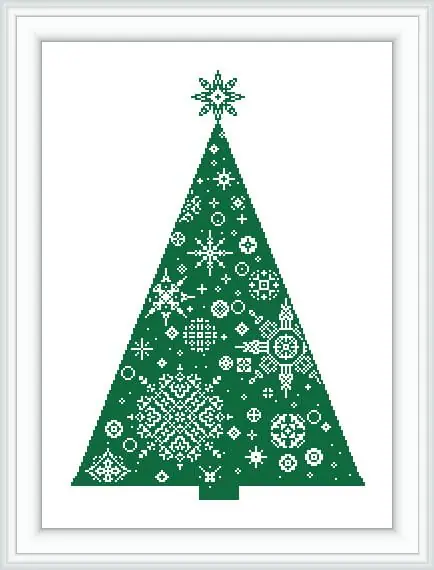 Cross-stitch digital pattern CHRISTMAS TREE 4 Cross-stitch digital pattern CHRISTMAS TREE - Image 4