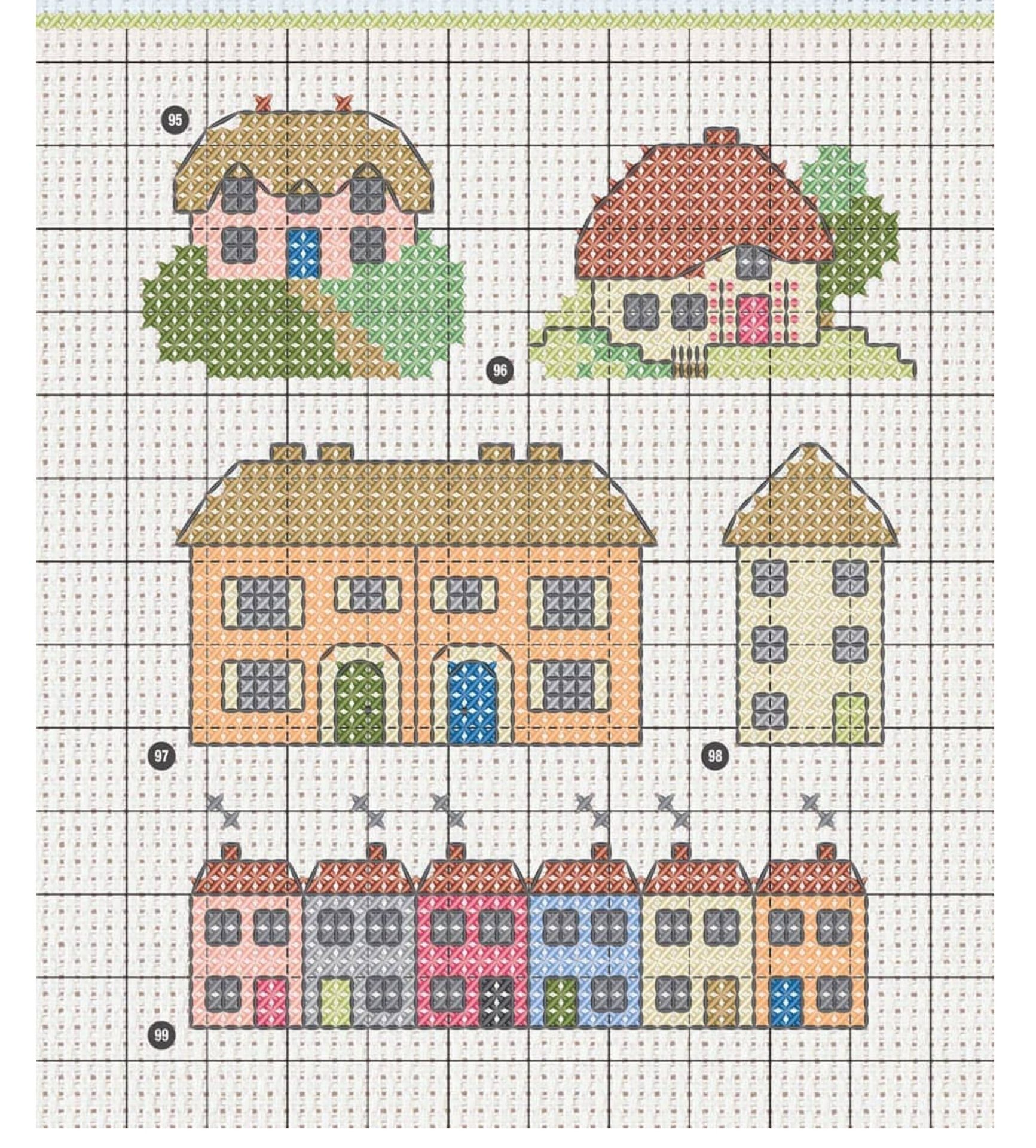 The Cross Stitch Designs. Over 1000 Motifs to Follow Color Charts 4 The Cross Stitch Designs. Over 1000 Motifs with Easy to Follow Color Charts