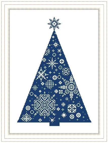 Cross-stitch digital pattern CHRISTMAS TREE 3 Cross-stitch digital pattern CHRISTMAS TREE - Image 3