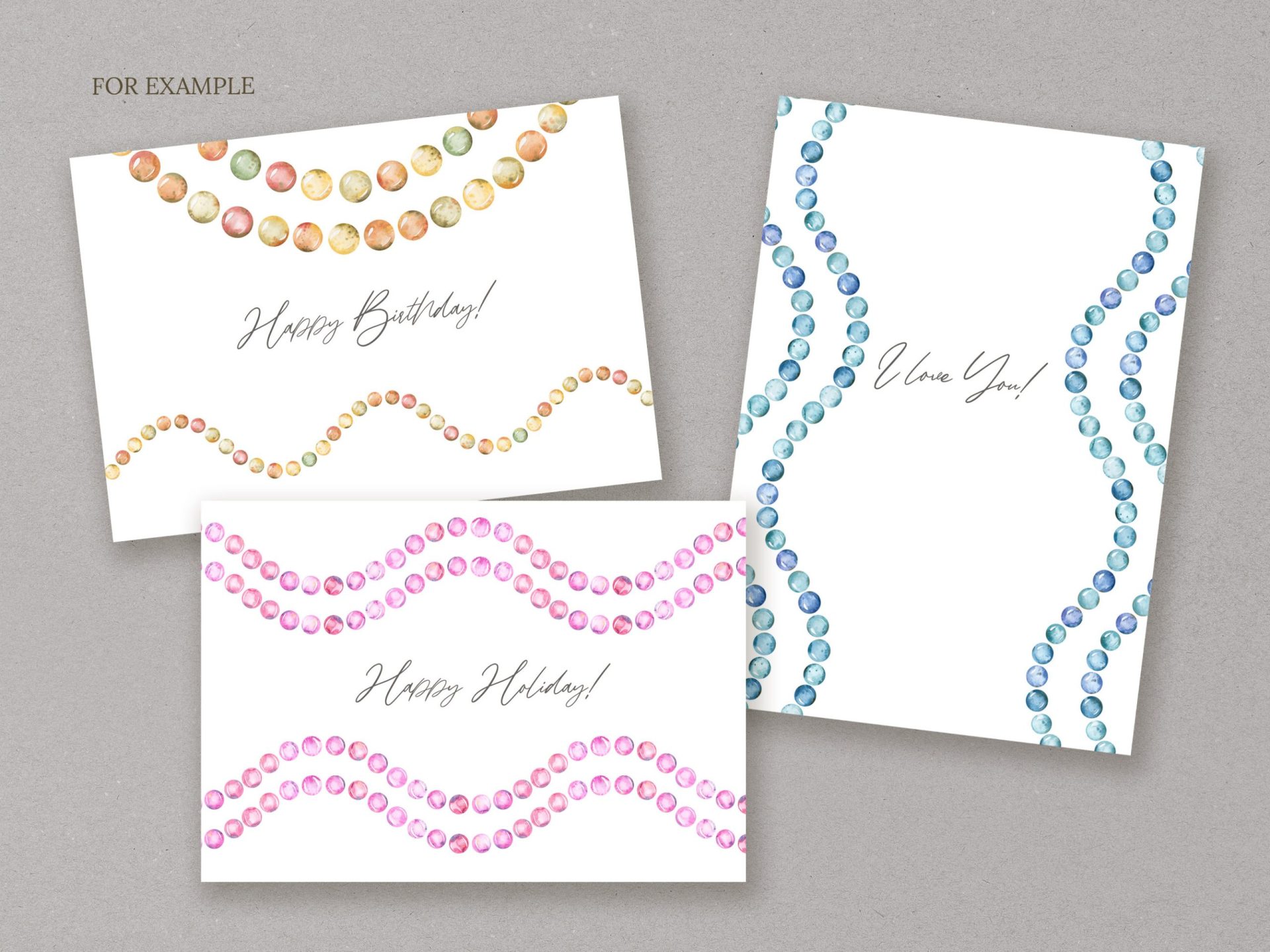 Watercolor bubble border clipart. Frames, border, wreath clip art 5 Watercolor bubble border clipart. Frames, border, wreath clip art - Image 5