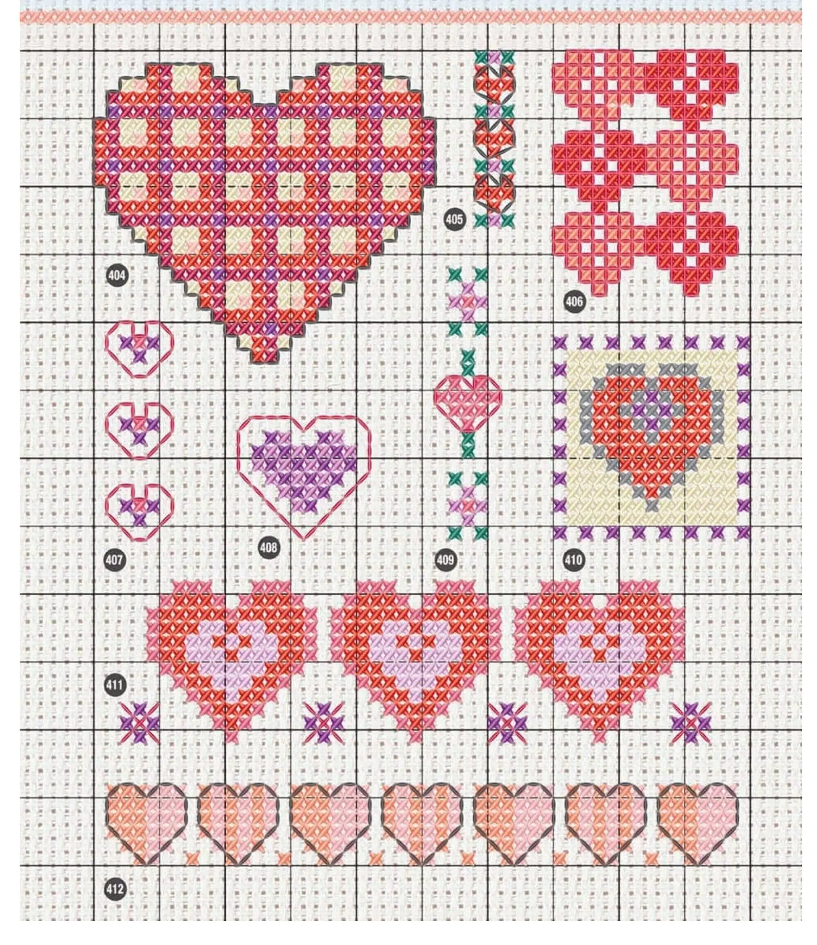 The Cross Stitch Designs. Over 1000 Motifs to Follow Color Charts 8 The Cross Stitch Designs. Over 1000 Motifs with Easy to Follow Color Charts