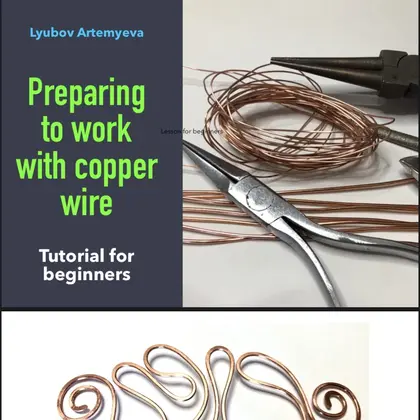 Tutorial PDF file preparing to work with copper wire