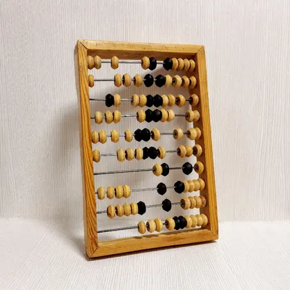 Vintage Soviet Wooden Abacus. Antique Abacus USSR.Rare Old Abacus