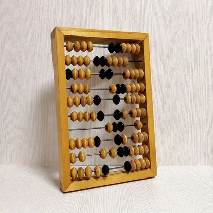 Antique Soviet Wooden Abacus.Vintage Abacus USSR.Rare Old Abacus