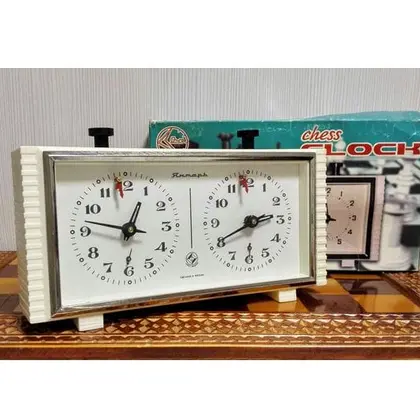 Vintage Soviet Chess Clock Jantar. Mechanical Chess Clock USSR