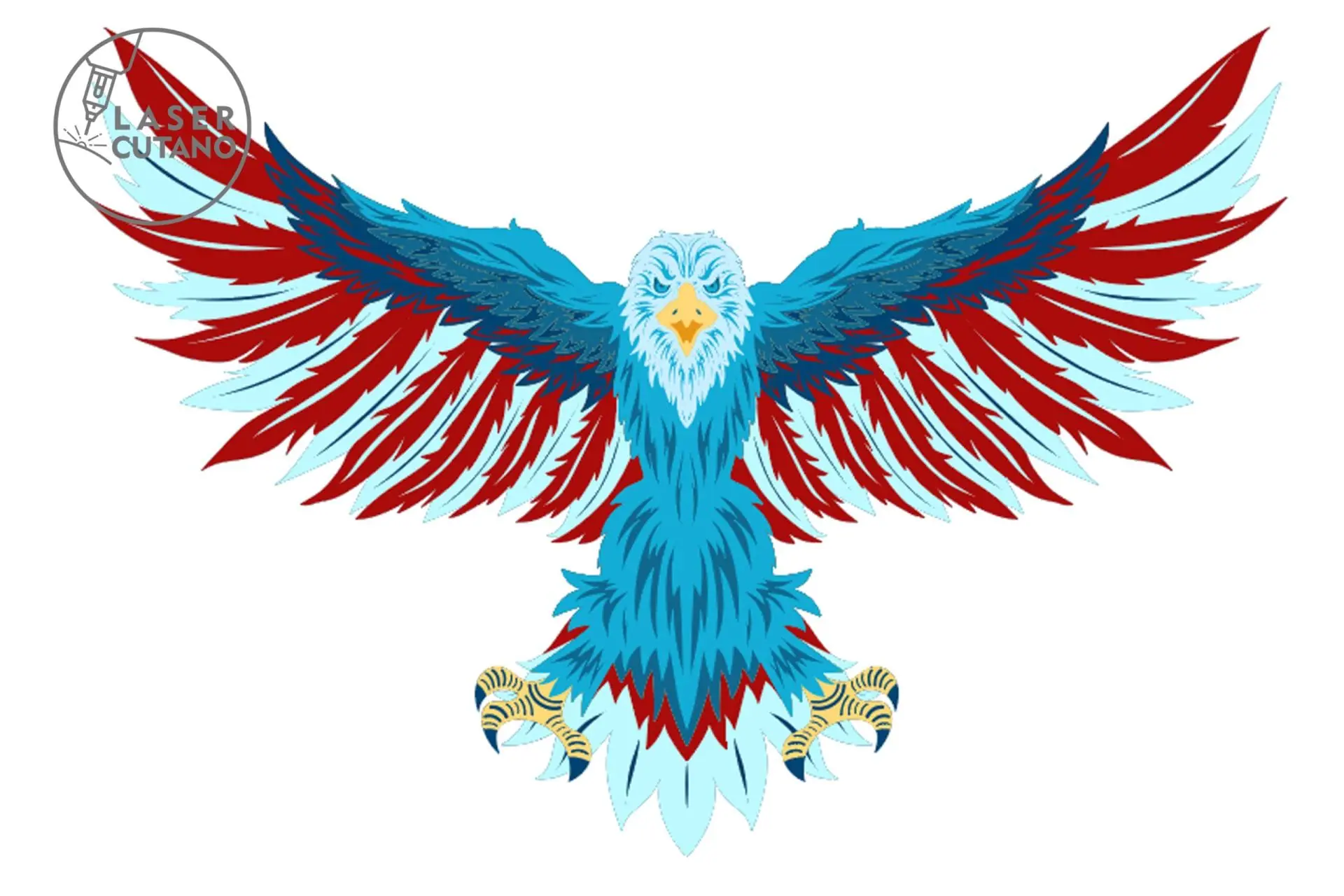 EAGLE 4th July Laser Cut File, Independence Day 10 EAGLE 4th July Laser Cut File, Independence Day - Image 10