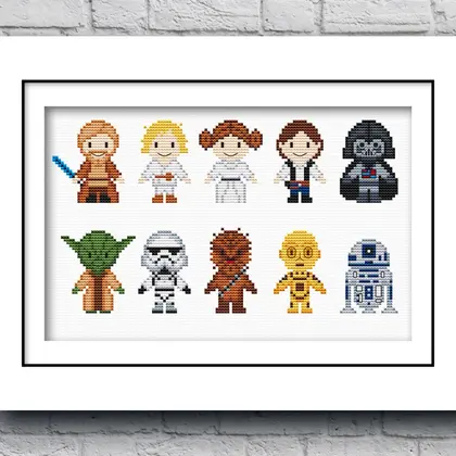 Star wars cross stitch pattern pdf