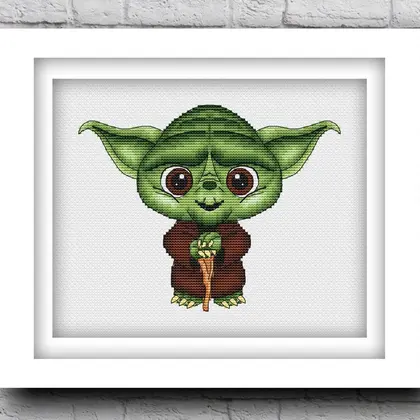 Yoda cross stitch pattern pdf, Star wars cross stitch