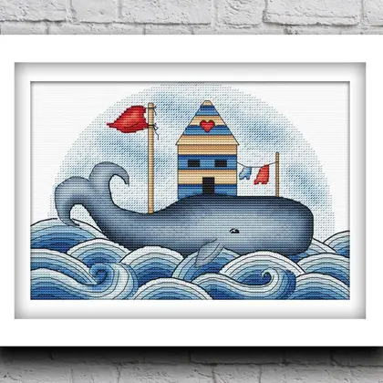 Whale cross stitch pattern pdf